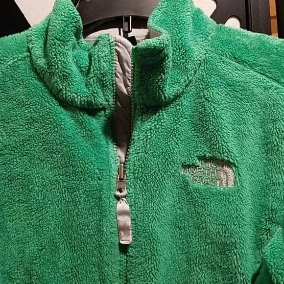 LIME GREEN NORTHFACE JACKET - Picture 6 of 7